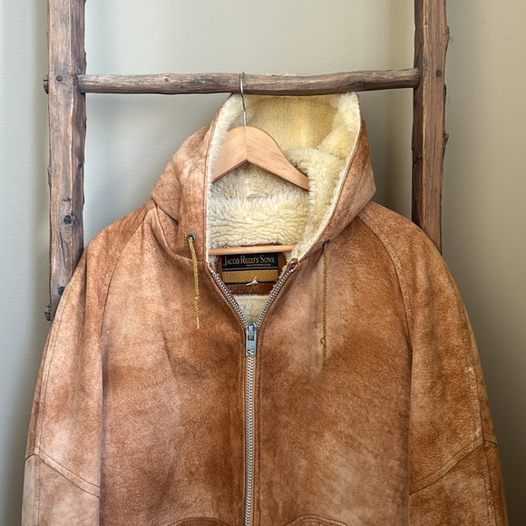 Jacob Reed's And Son Shearling Jacket Size 42 - Picture 4 of 16